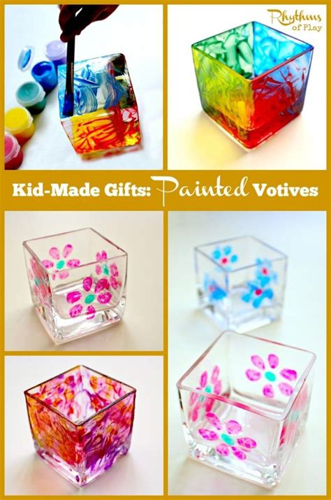 Because it's the happy thoughts—and you'll be shocked at how cheap and easy this craft is, and bonus! Painted Votives for Kids to Make | Head to, For kids and ...