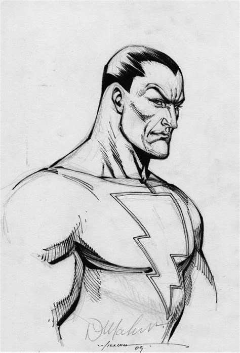 Doug Manhke Black Adam Comic Art Comic Art Marvel Art Drawings Sketches