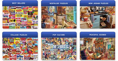 Americas Favorite Jigsaw Puzzles For Adults Kids Families White