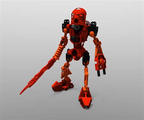 3d Lego Bionicle Tahu