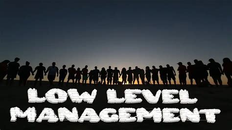 Low Level Management Examples Functions Skills Roles