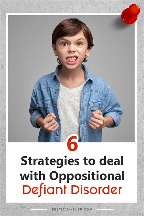 How To Deal With A Child With Odd 6 Strategies In 2021 Oppositional