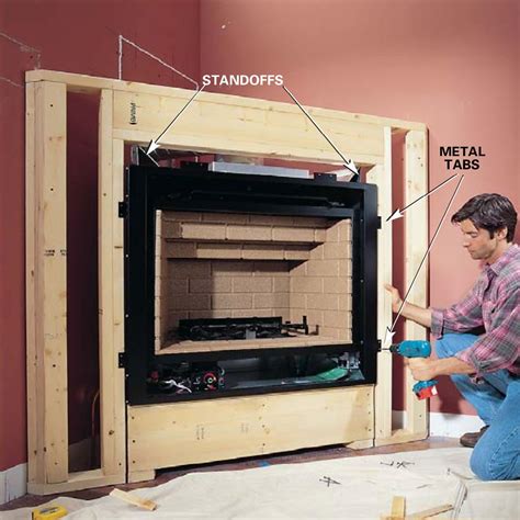 How To Install A Gas Fireplace Diy Built In Gas Fireplace