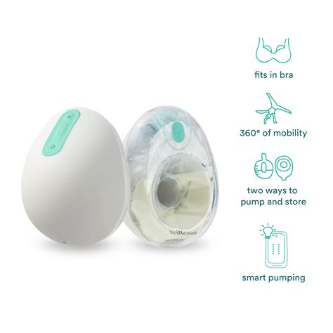 Willow Pump Wearable Double Electric Breast Pump Willow® 30 Leak Proof Wearable Breast Pump