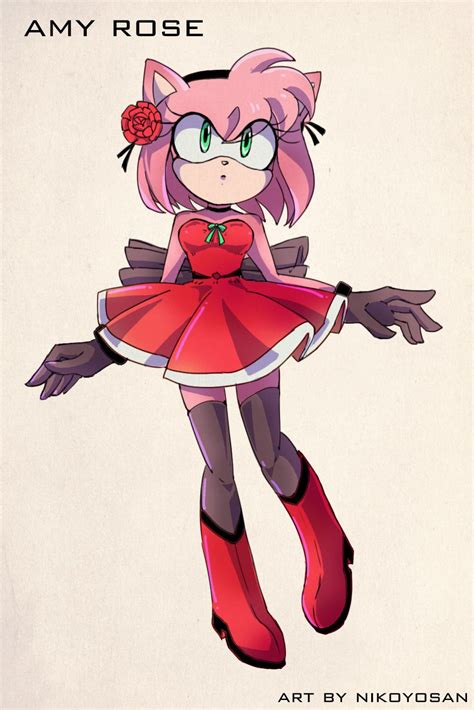 amy rose by nikoyosan on deviantart amy rose amy the hedgehog shadow and amy