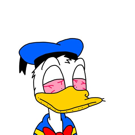 Donald Duck With Red Eyes By Marcospower1996 On Deviantart