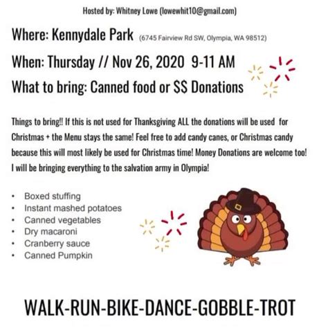 Come Out To A Turkey Day Trot Hope To See You There 🧡💛🤎 ️ By Bhhs