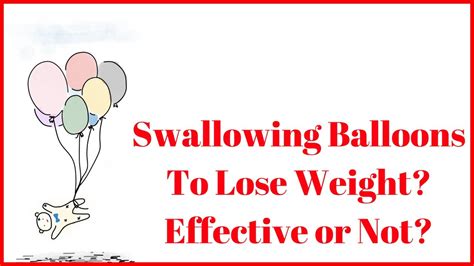 Swallowing Balloons To Lose Weight Gastric Balloon Pill Reviews Youtube