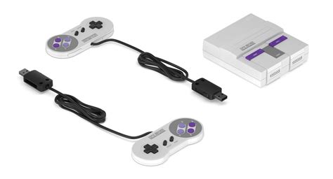 Super Nintendo Entertainment System Classic Edition 3d Model Cgtrader