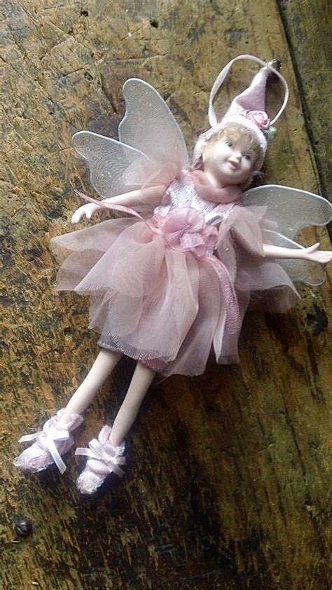 Vintage Porcelain Fairy Doll Ornament By Fawnwoodfound On Etsy