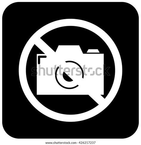 No Camera Sign Stock Vector Royalty Free 426217237 Shutterstock