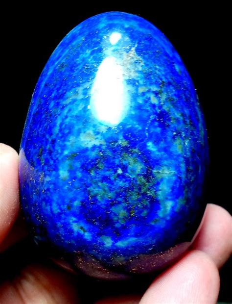 167 Grams Beautiful Deep Blue Lapis Lazuli Egg From Badakhshan Etsy