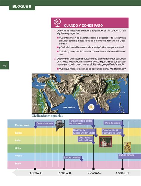 Historia Sexto Grado 2017 2018 Página 36 De 138 Libros De Texto Online