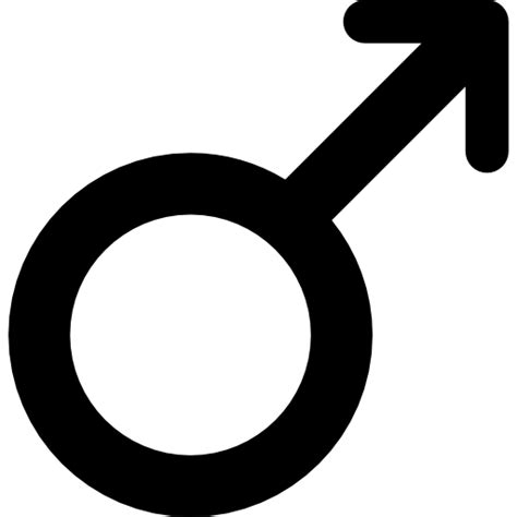 Variante De Símbolo De Género Masculino Iconos Gratis De Señales
