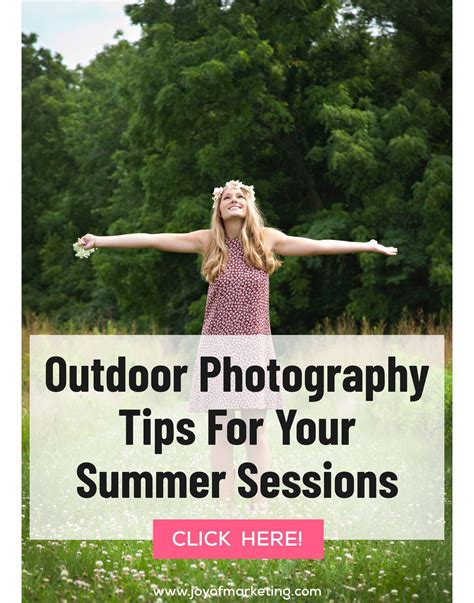 Outdoor Photography Session Tips To Beat The Heat This Summer Outdoor