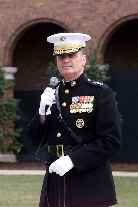 Us Marine Corps General Gen James L Jones Commandant Of The Marines Corps During His Speech