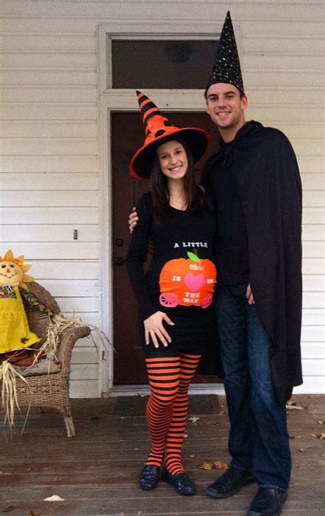 Couple Witch And Wizard Maternity Halloween Costume Halloween