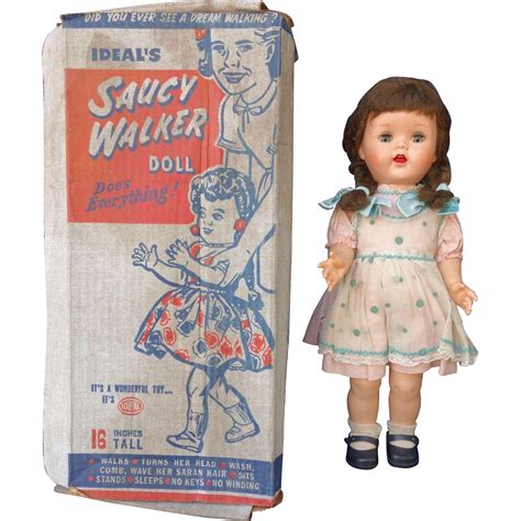 Saucy Walker 17 Beautiful Doll All Original With Box From