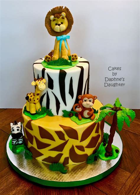 Jungle Safari Baby Shower Cake Grosphoto