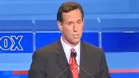 Santorum Backs Gay Rights