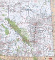 Alberta and BC map.Free printable map of Alberta and British Columbia