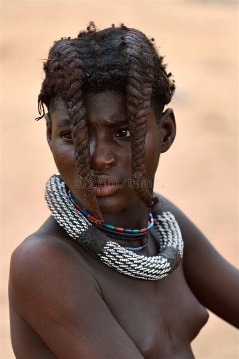 Himba Girl Portrait Namibia Editorial Photo Image Of Cute African 66474311