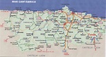 Asturias Regional Map - Austurias • mappery