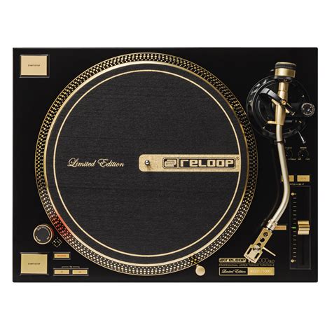 Reloop celebrates 20 years with limited edition gold turntable