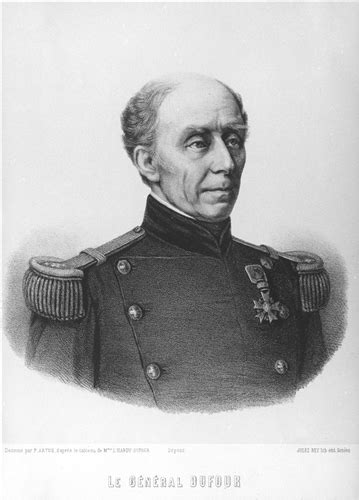 Général Guillaume Henri Dufour 1787 1875 Un Des Fondateurs De La