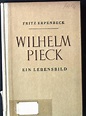 wilhelm pieck - ZVAB