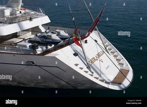 Mirabella V The Largest Single Masted Yacht In The World Stock Photo