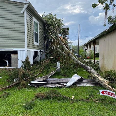 Ocala Post Tornadoes Touch Down Across Florida Cause Damage