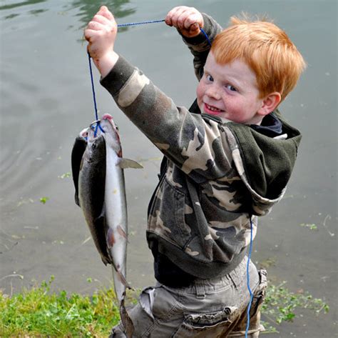 Lake Scanewa Hosts A Horde Of Trout Fishing Derby Kids The Daily