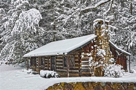 Snow Covered Cabin Flickr Photo Sharing