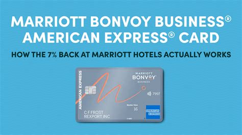 Marriott Bonvoy Business Card 7 Back At Hotels How It Works And Is
