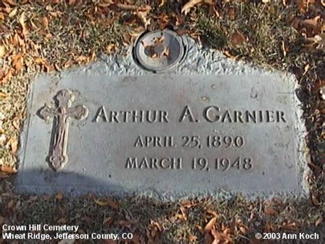 Crown Hill Cemetery Headstones Wheat Ridge Jefferson County