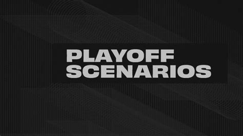 Playoff Scenarios Who Can Clinch Be Eliminated In Week 23