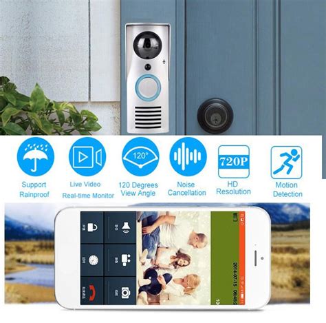 You get live streaming, motion alerts, remote control, and cloud recording. Wireless Wifi IP Video Door Phone With 720P Camera APP ...