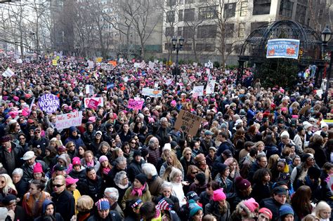 Womens March Aerial Photos Show Size Of Crowds Across Us Time