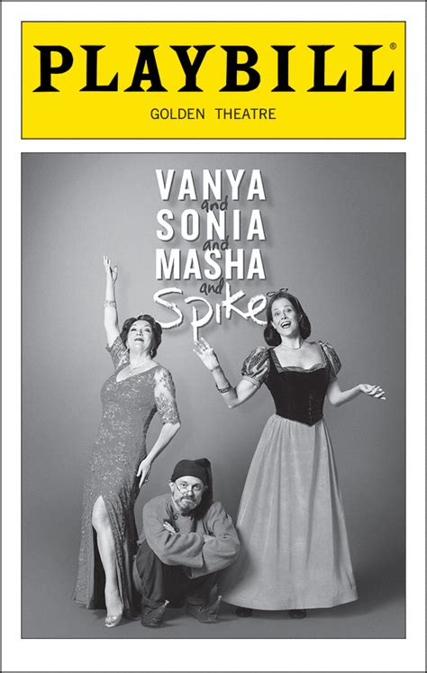 Vanya And Sonia And Masha And Spike Broadway John Golden Theatre 2013 Playbill