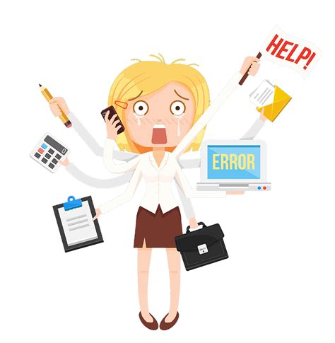 Businesswoman Clipart Busy Businesswoman Busy Transparent Free For