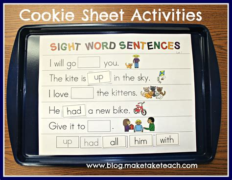 Cookie Sheet Challenge Volume 3 Sight Words Make Take And Teach