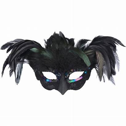 Mask Raven Masquerade Fantasy Feather Masks Party