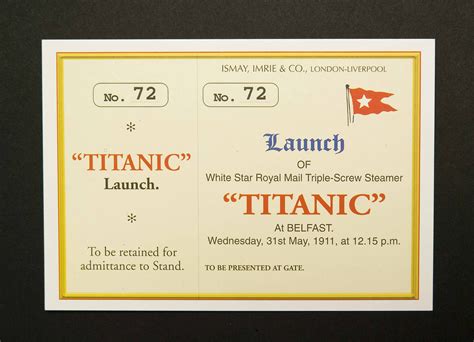 Ota Selv Imagen Titanic Ticket Template Abzlocal Fi