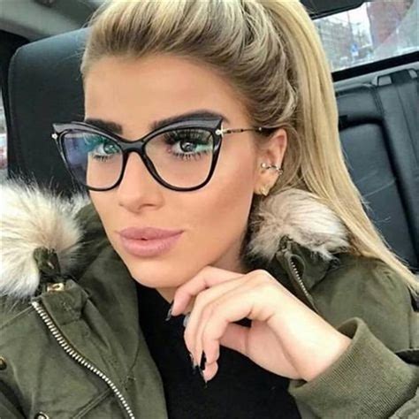 Sexy Black Frame Glasses Spectacle Frames For Women Fashion Fake