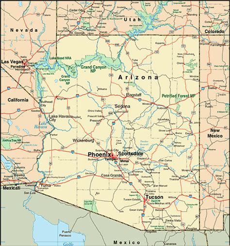 Image Arizona Map Riordan Wiki Fandom Powered By Wikia