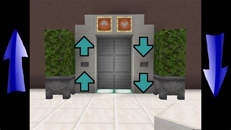 Simple 2x2 Elevator In Minecraft Bedrock Edition Youtube