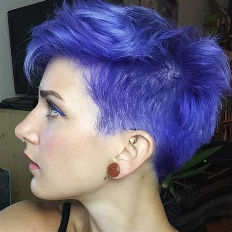 Find the short hairstyle you've always wanted to try. Blue hairstyles 2018-2019 - Hair Colors