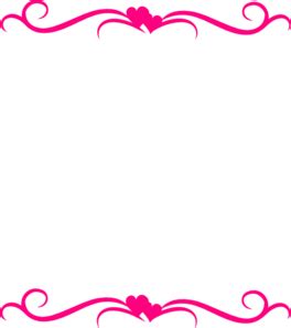 Download Pink Hearts Top Bottom Border Clip Art at Clker.com ...