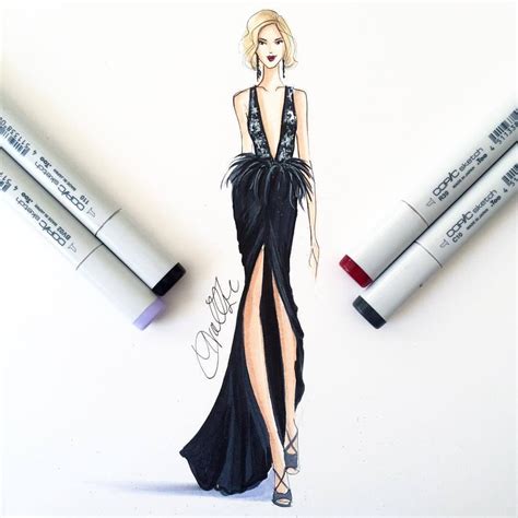 Loved the Daisy Buchanan vibes- gown by @marchesafashion. I sketched ...